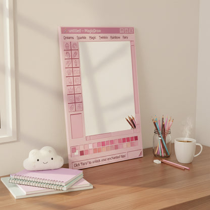 Pembe Paint Ayna