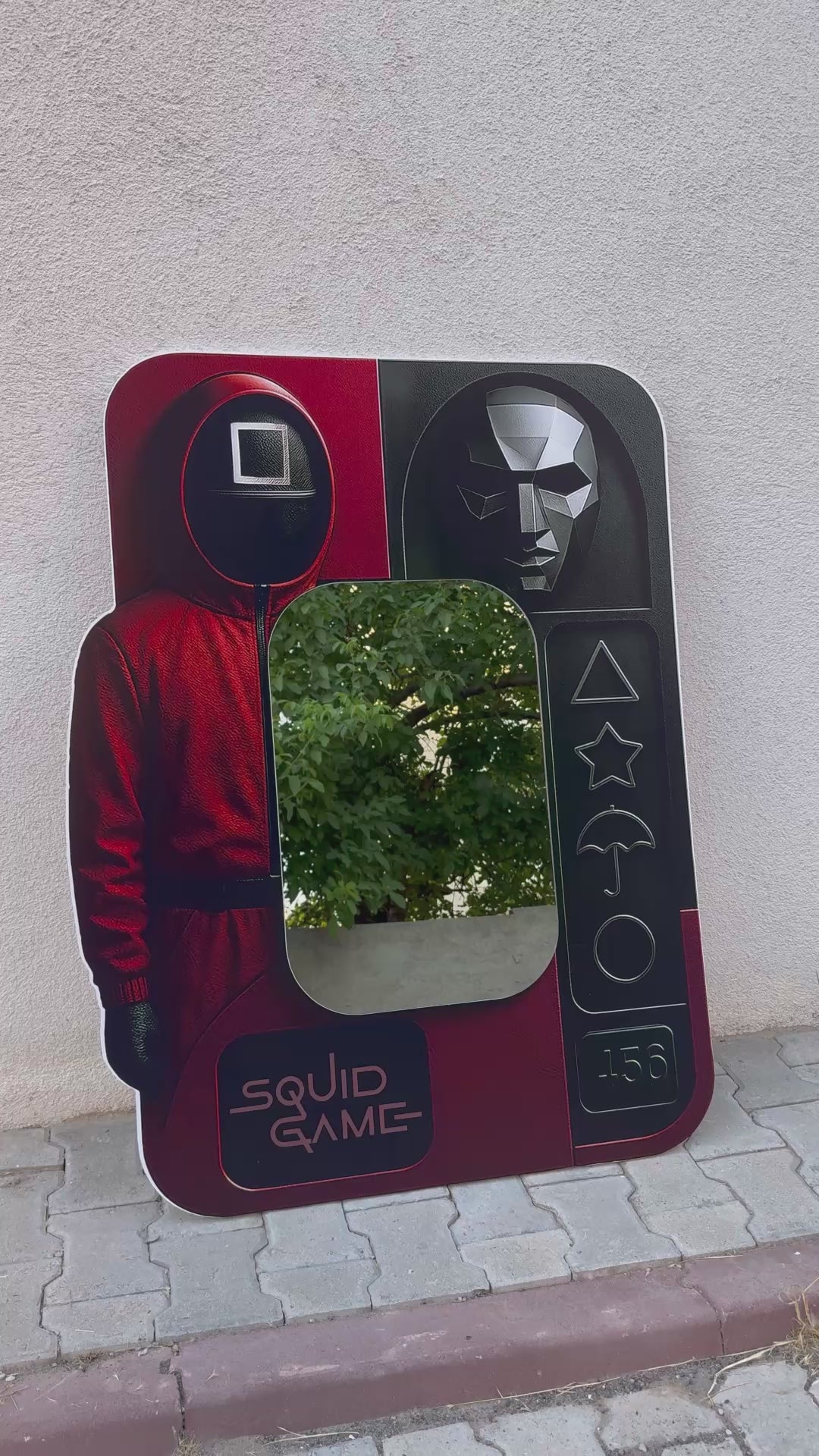 Squid Game Temalı Ayna